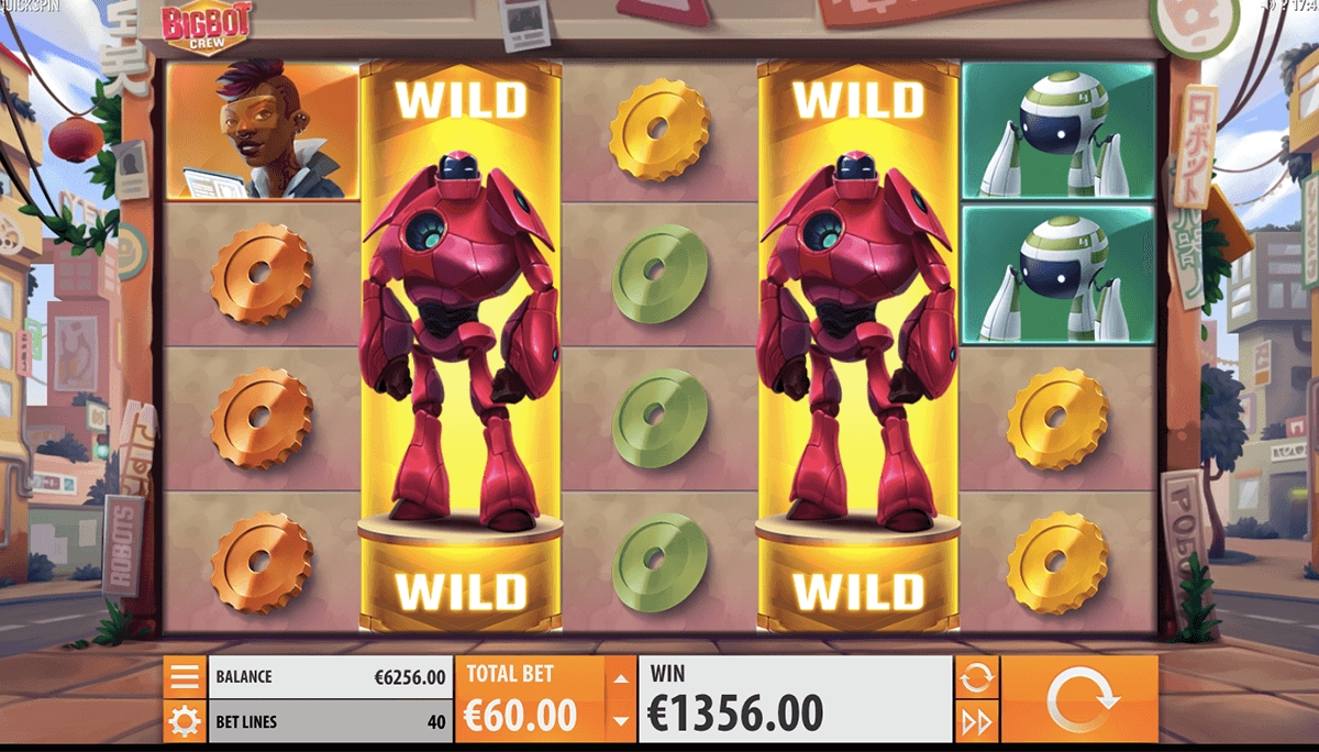 «Big Bot Crew» — игровые автоматы в стиле хай-тек для гостей Booi казино